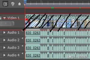 Pr怎么刪除視頻音頻？
