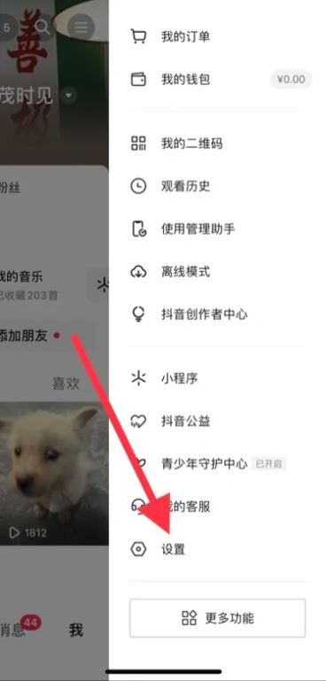 抖音怎么關聲音？